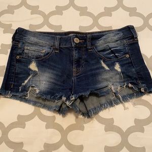 Express Cutt off Jean shorts.